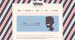 Desktop Screenshot of drjonesortho.com