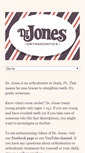 Mobile Screenshot of drjonesortho.com