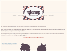 Tablet Screenshot of drjonesortho.com